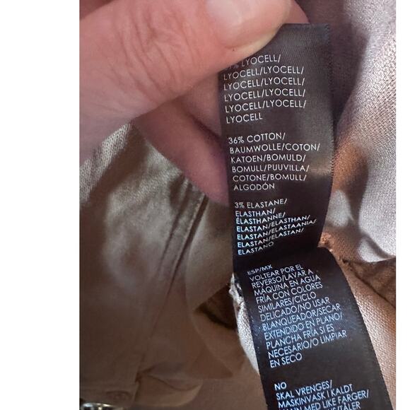 LIVERPOOL MAPLE SUGAR COTTON BLEND JEAN JACKET; SIZE XL - Picture 5 of 5